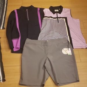 3 piece Mix and match Golf outfit